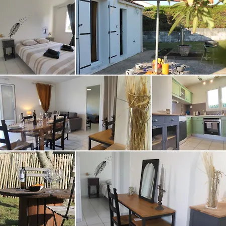 Maison La Rose Des Vents, Avec Wifi, Proche Et Commerces ברם סור מר